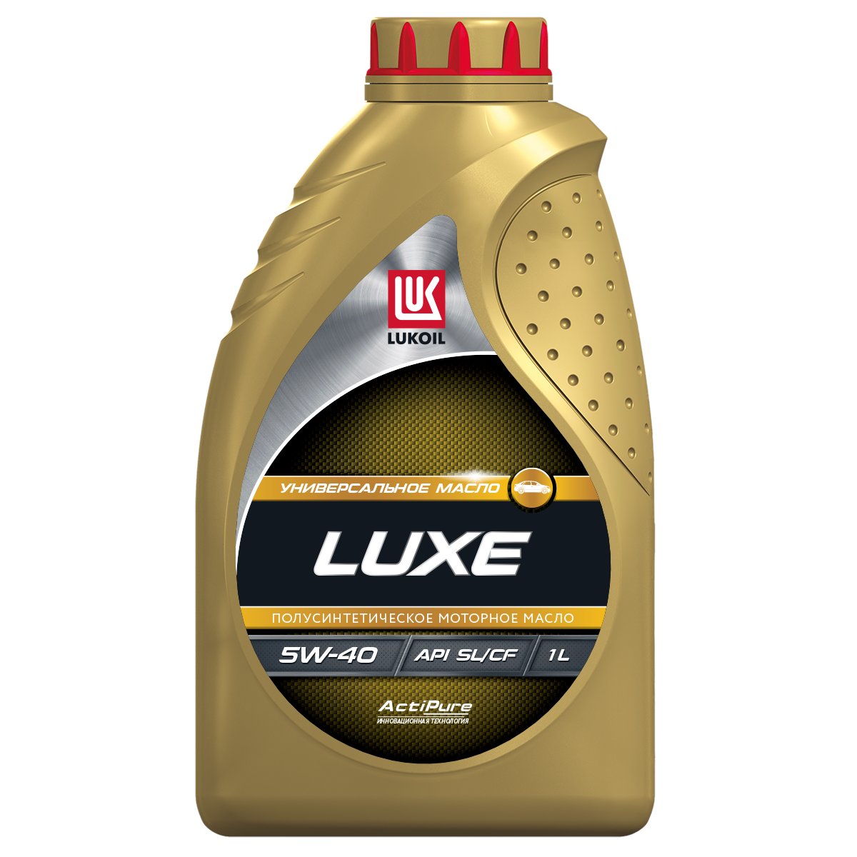 Масло моторное LUKOIL LUXE SEMI-SYNTHETIC 5W-40, API SL/CF, 1 л